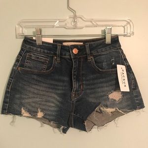 NWT Pacsun High Rise Denim Shorts Size 23